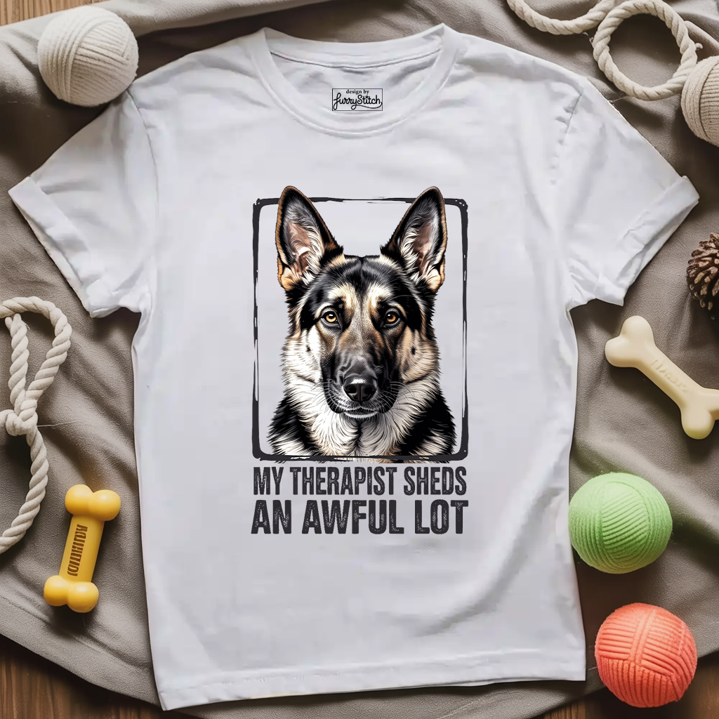 Sheds an Awful Lot Color T-shirt