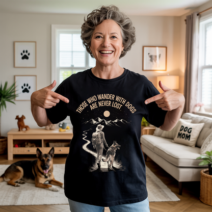 Never Lost With My Dog T-shirt