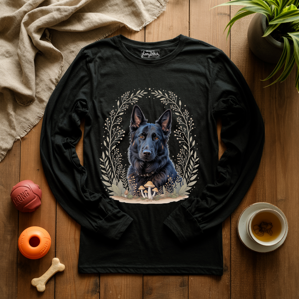 Bohemian Black Shepherd Long Sleeve T-shirt