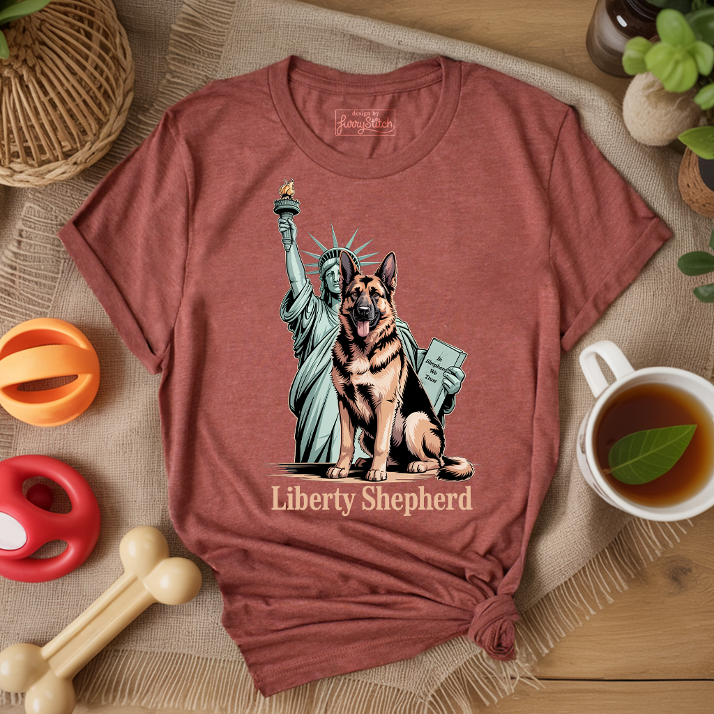 Liberty Shepherd – Loyal & Free Spirit T-shirt
