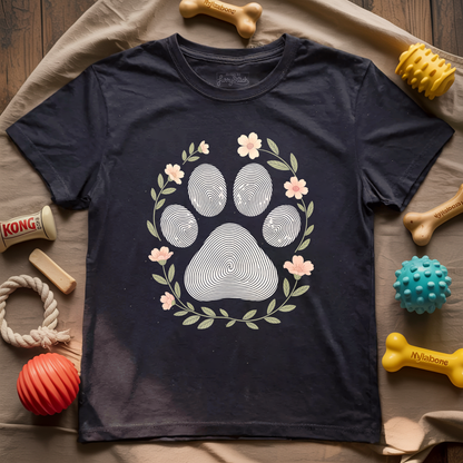 Fingerprint Paw Print T-shirt