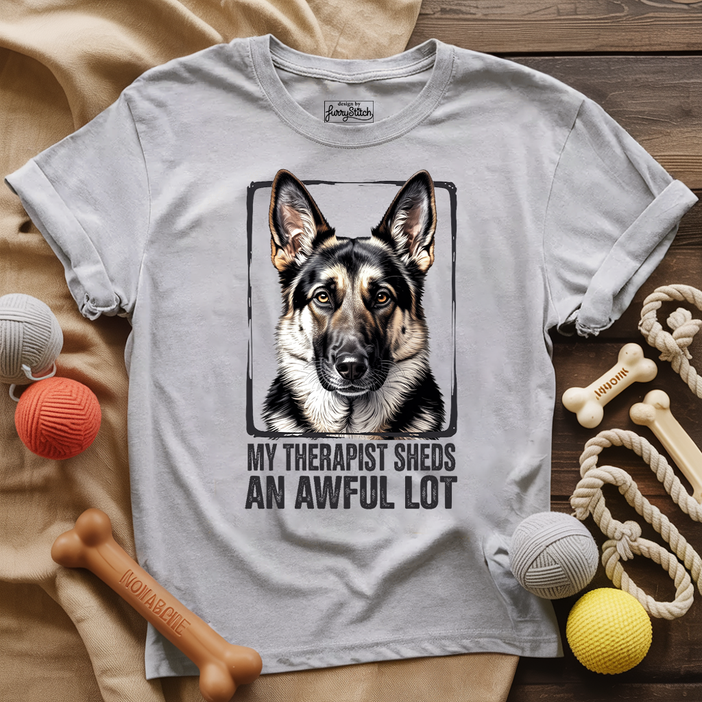 Sheds an Awful Lot Color T-shirt