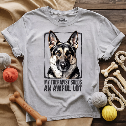 Sheds an Awful Lot Color T-shirt