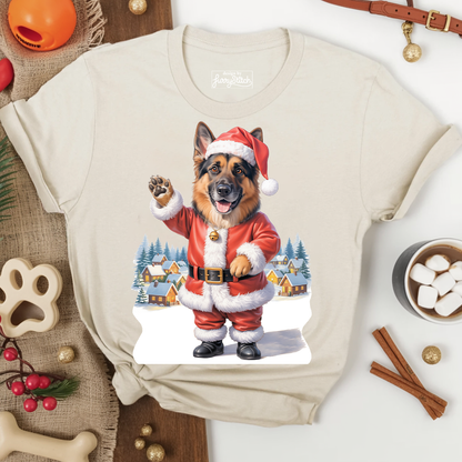 Santa Shepherd T-shirt