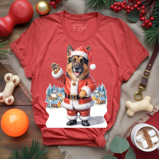 Santa Shepherd T-shirt