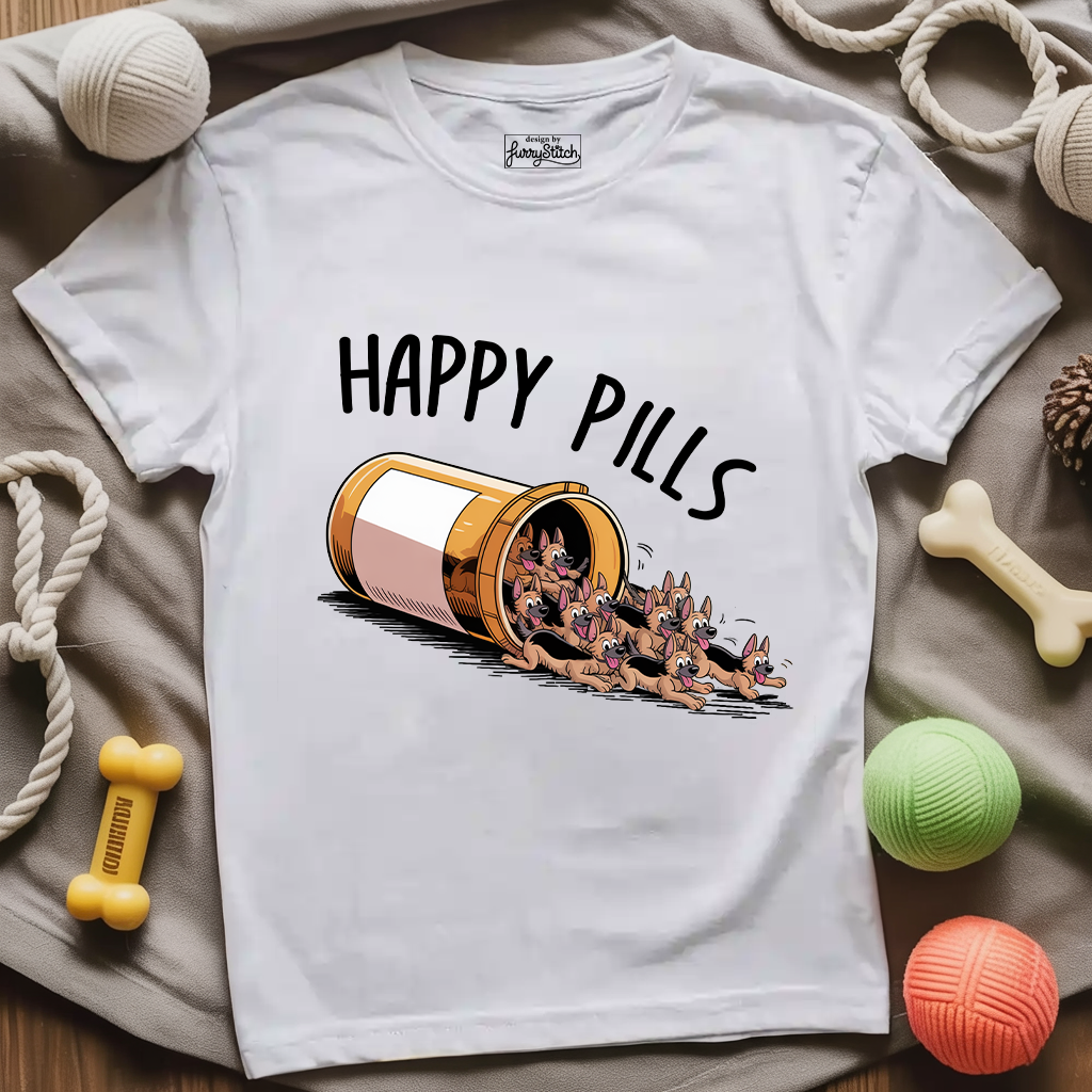 Happy Pills GSD T-shirt