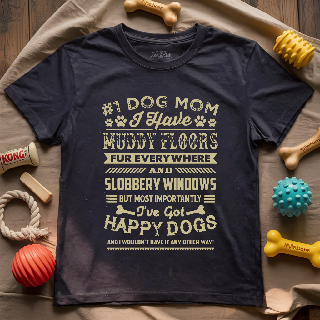 Dog Mom Muddy Floors T-Shirt
