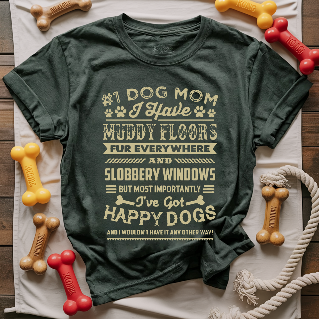 Dog Mom Muddy Floors T-Shirt