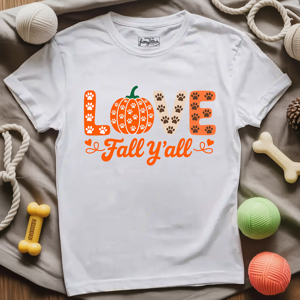 Love Fall Y'all T-shirt