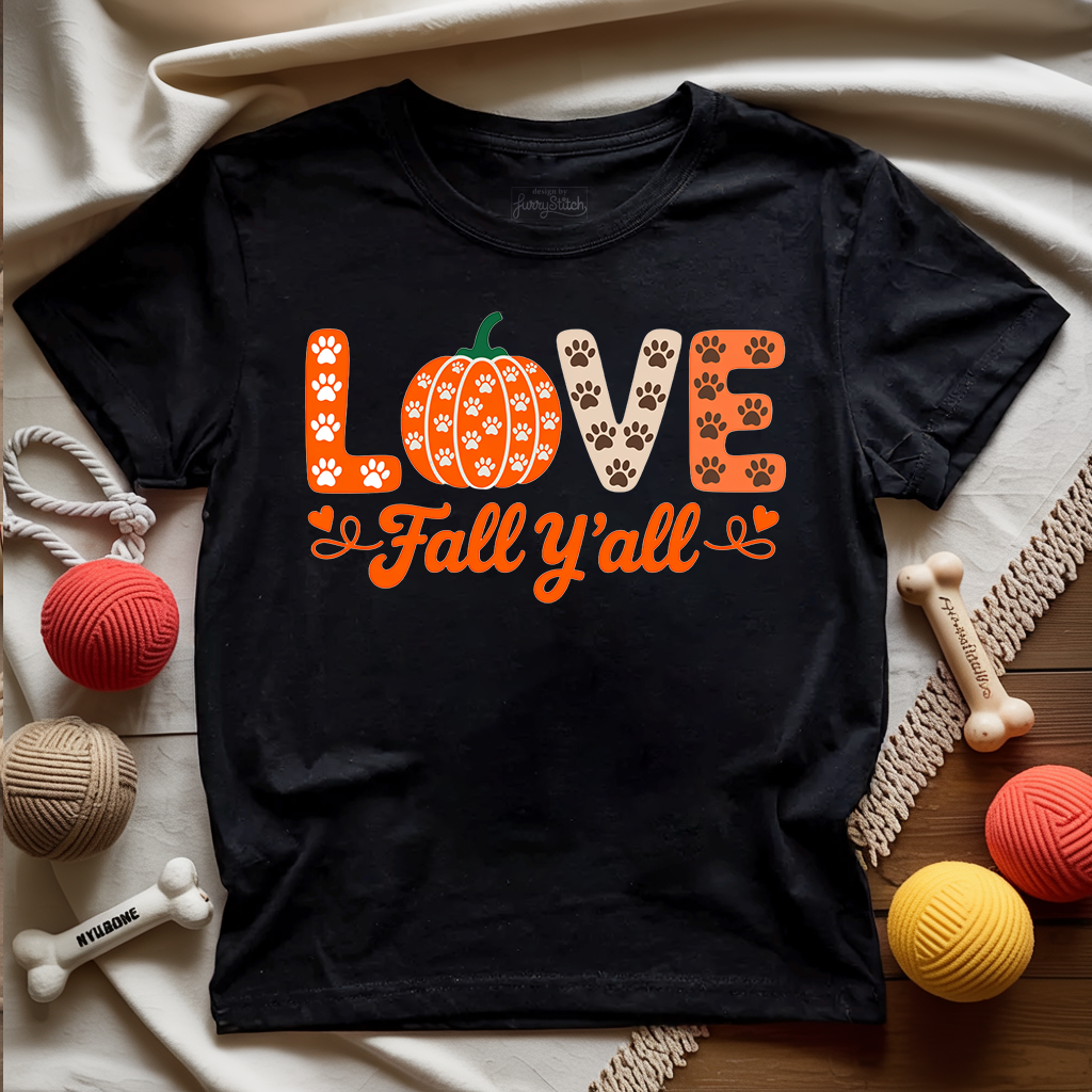 Love Fall Y'all T-shirt