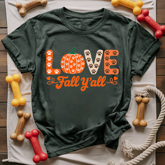 Love Fall Y'all T-shirt