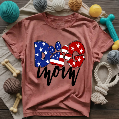 Dog Mom USA T-shirt