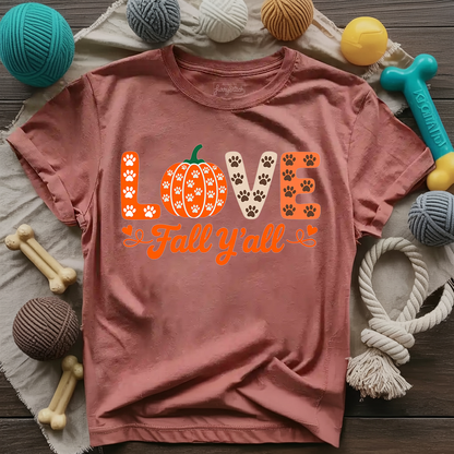 Love Fall Y'all T-shirt