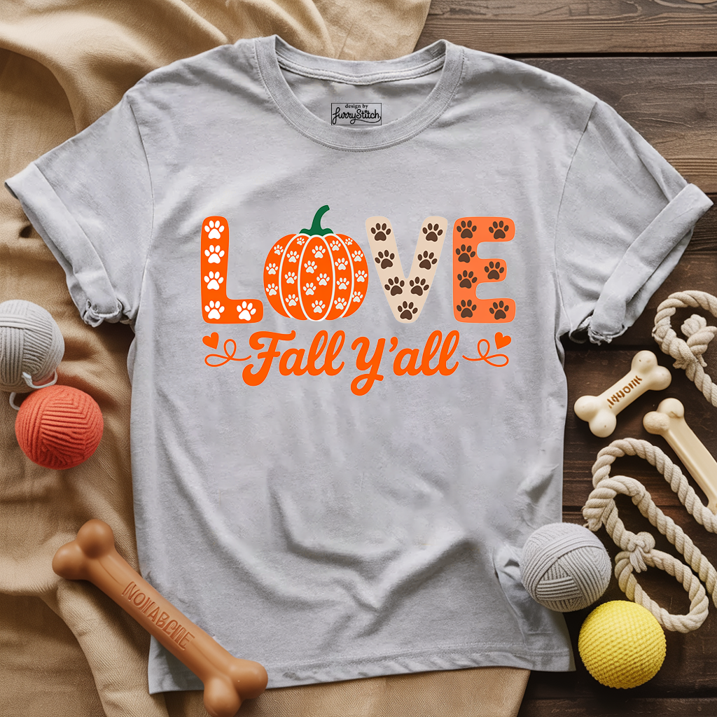 Love Fall Y'all T-shirt