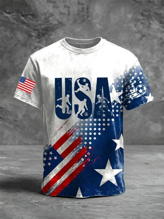 Unisex USA Global Soccer Event 2026 America Fan Graphic Shirt for Soccer Fans