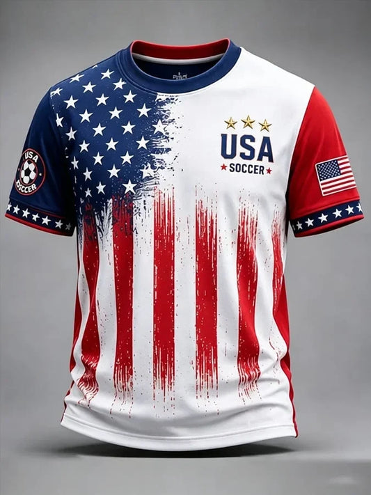 Unisex USA Global Soccer Event 2026 Soccer Apparel Graphic Shirt for Soccer Fans
