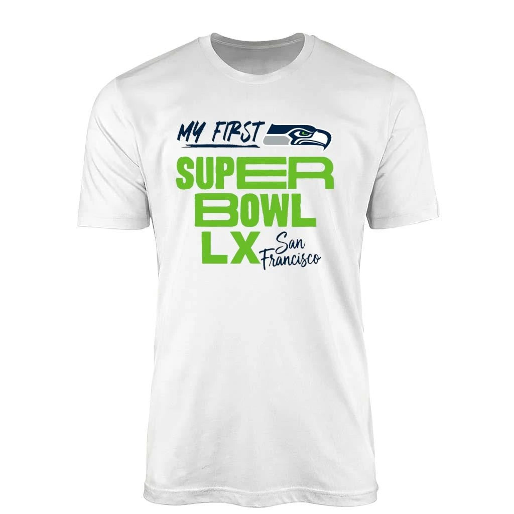 Seattle Seahawks My First Super Bowl LX T-Shirt