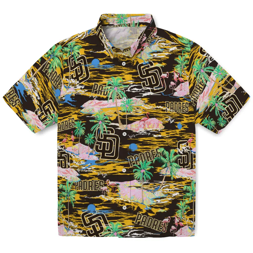 San Diego Padres Flamingo Retreat 2026 Hawaiian Shirt