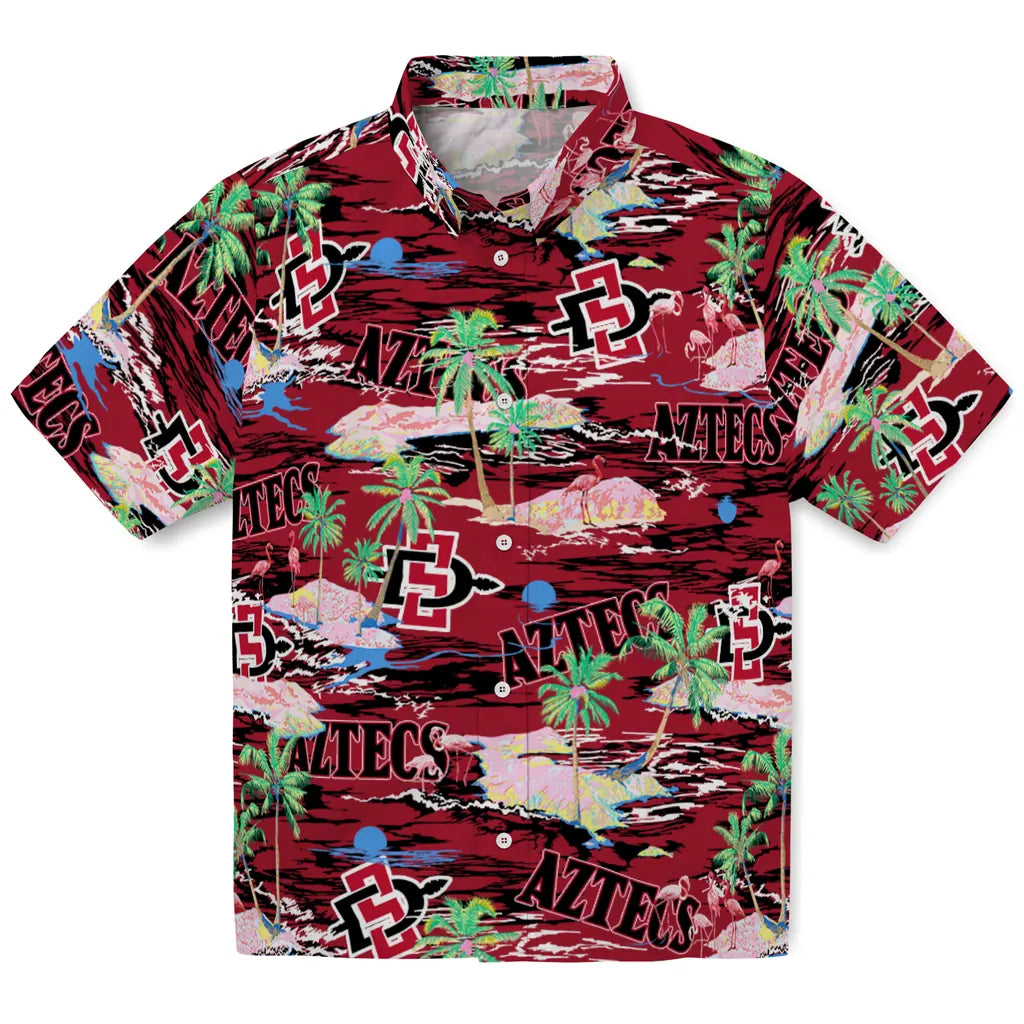 San Diego State Aztecs Flamingo Retreat 2026 Hawaiian Shirt