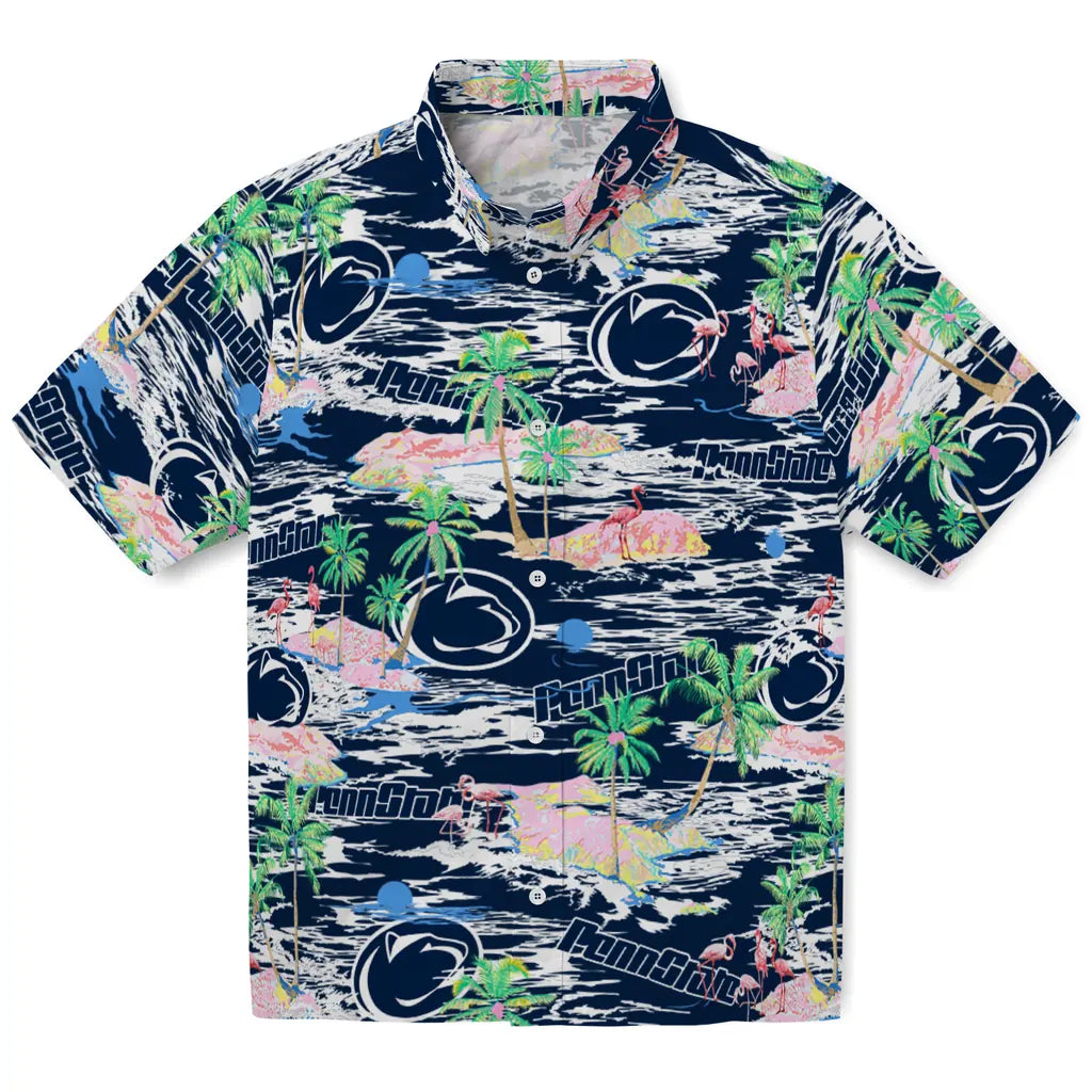 Penn State Nittany Lions Flamingo Retreat 2026 Hawaiian Shirt