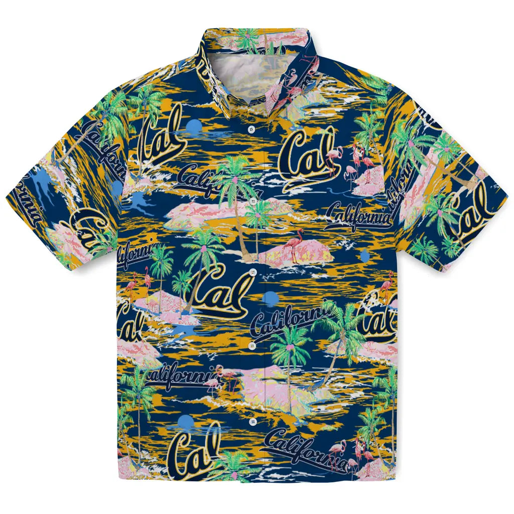 California Golden Bears Flamingo Retreat 2026 Hawaiian Shirt