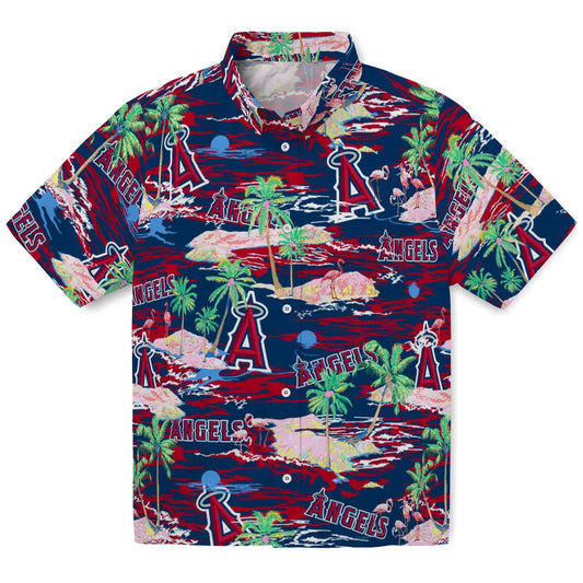 Los Angeles Angels Flamingo Retreat 2026 Hawaiian Shirt
