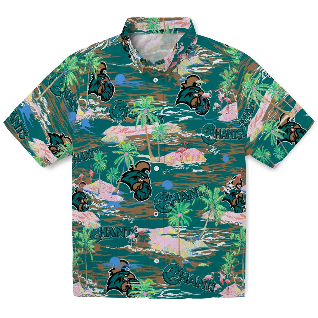 Coastal Carolina Chanticleers Flamingo Retreat 2026 Hawaiian Shirt