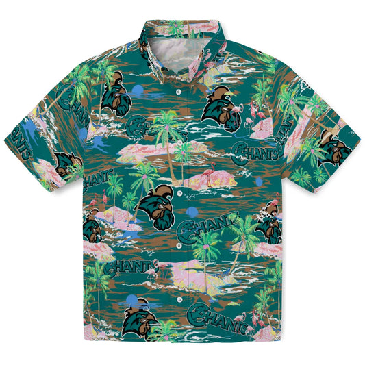 Coastal Carolina Chanticleers Flamingo Retreat 2026 Hawaiian Shirt