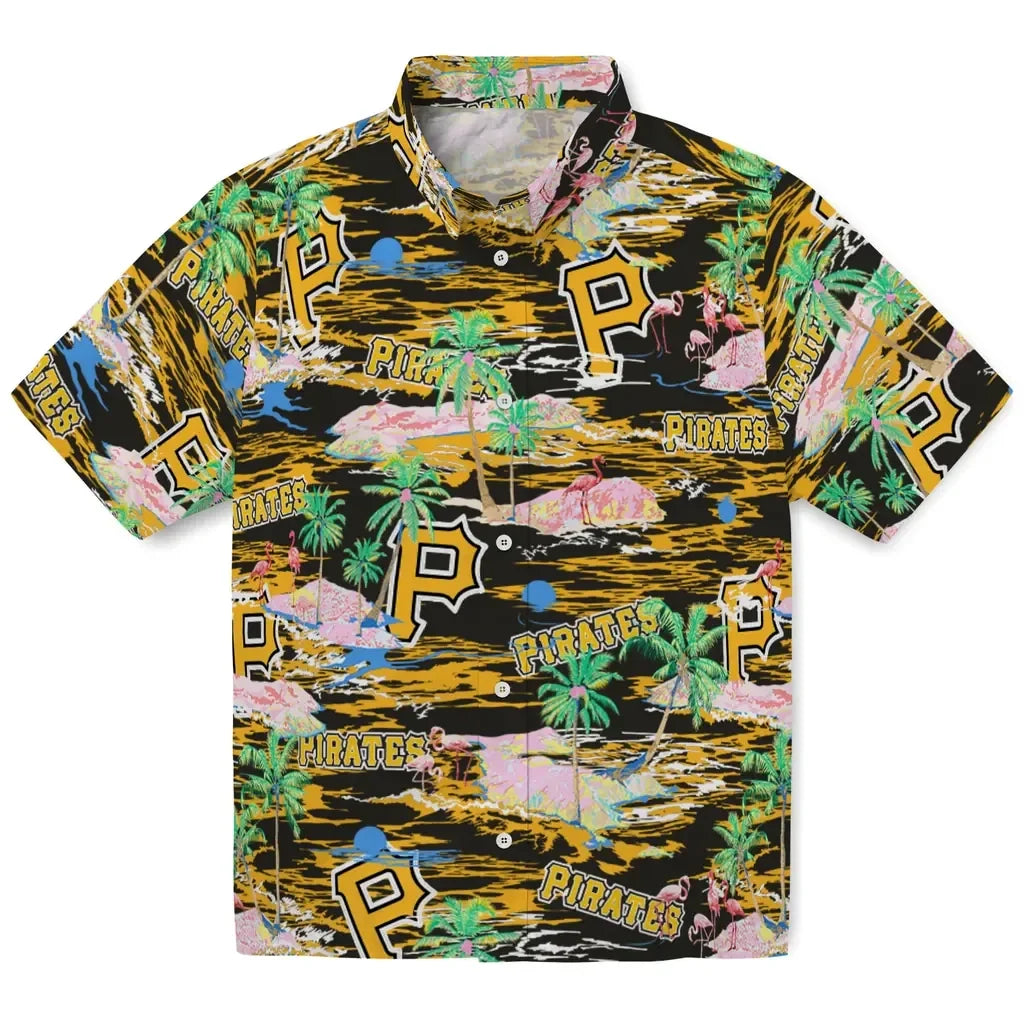 Pittsburgh Pirates Flamingo Retreat 2026 Hawaiian Shirt