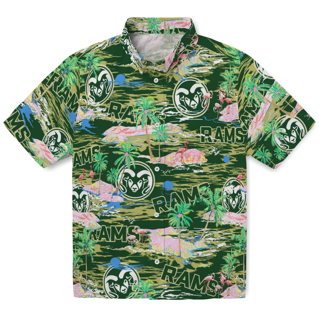 Colorado State Rams Flamingo Retreat 2026 Hawaiian Shirt