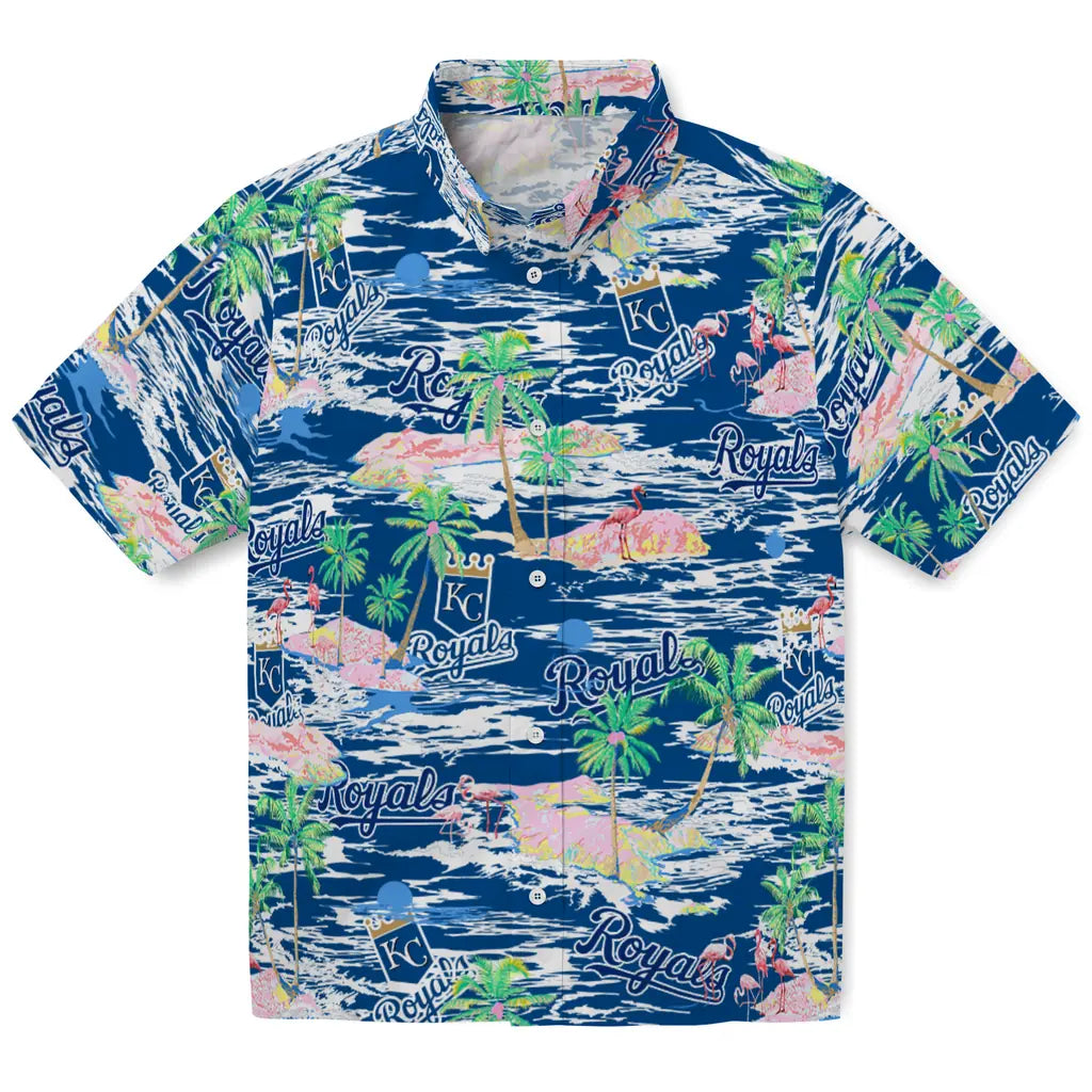 Kansas City Royals Flamingo Retreat 2026 Hawaiian Shirt