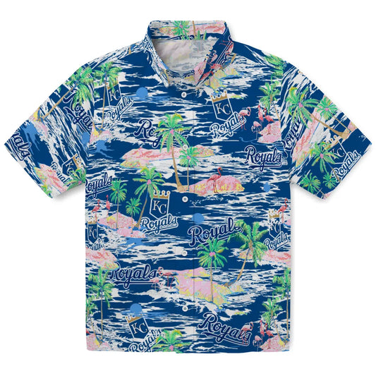 Kansas City Royals Flamingo Retreat 2026 Hawaiian Shirt