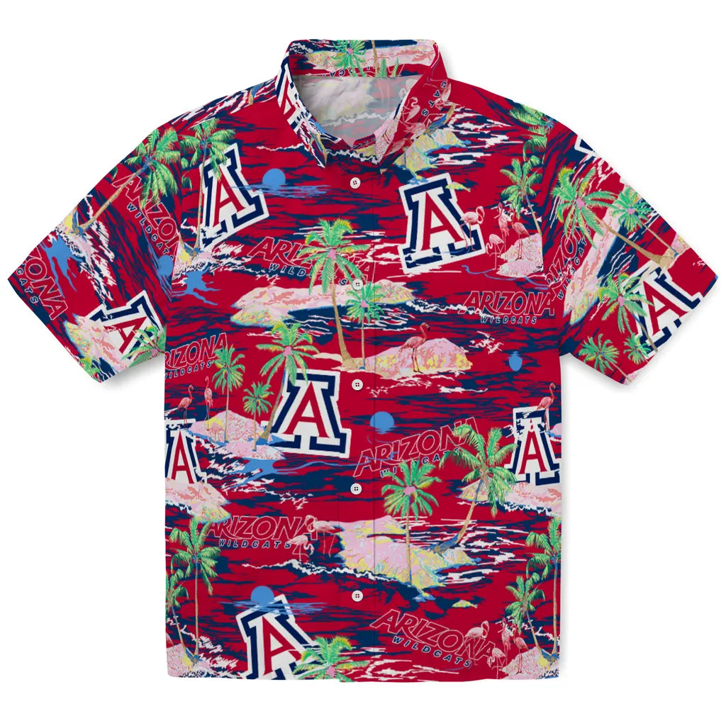 Arizona Wildcats Flamingo Retreat 2026 Hawaiian Shirt