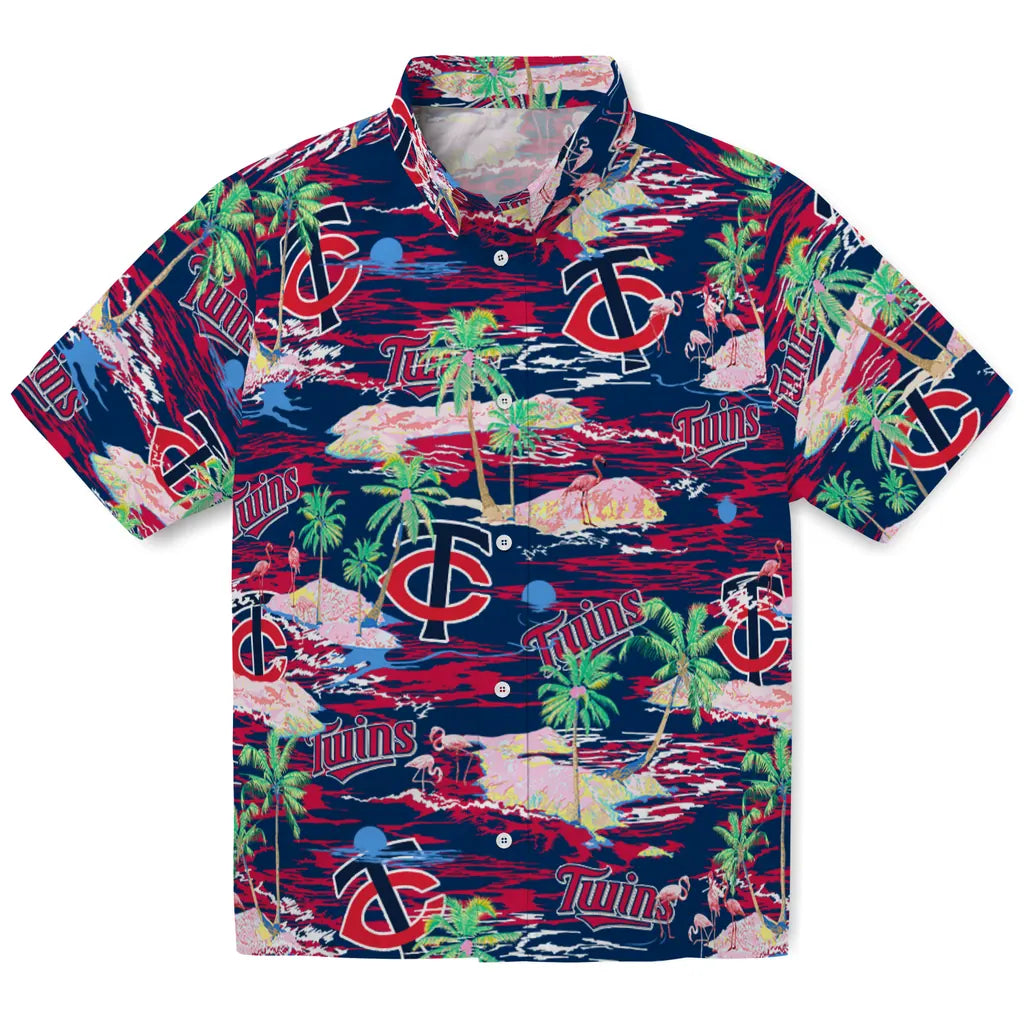 Minnesota Twins Flamingo Retreat 2026 Hawaiian Shirt