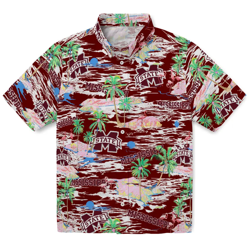 Mississippi State Bulldogs Flamingo Retreat 2026 Hawaiian Shirt