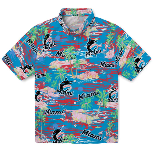 Miami Marlins Flamingo Retreat 2026 Hawaiian Shirt