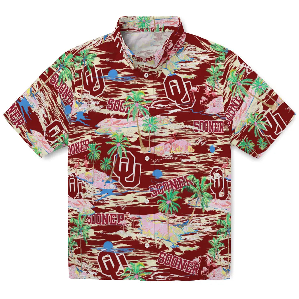Oklahoma Sooners Flamingo Retreat 2026 Hawaiian Shirt