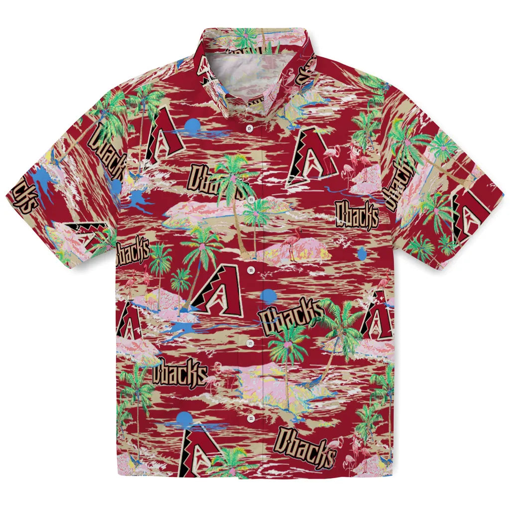 Arizona Diamondbacks Flamingo Retreat 2026 Hawaiian Shirt