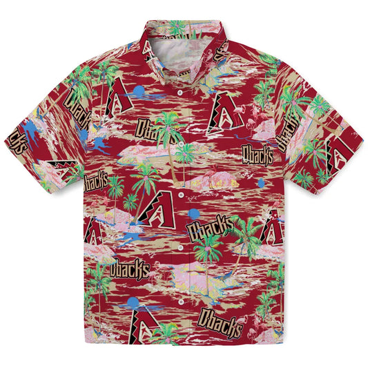 Arizona Diamondbacks Flamingo Retreat 2026 Hawaiian Shirt