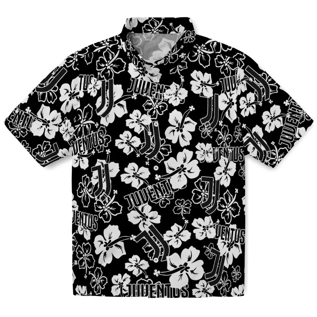 Juventus Hibiscus Bloom Hawaiian Shirt