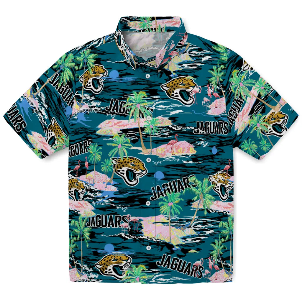 Jacksonville Jaguars Flamingo Retreat 2026 Hawaiian Shirt