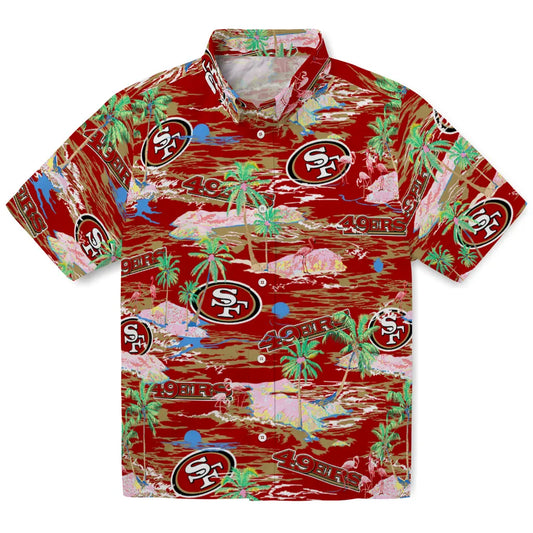San Francisco 49ers Flamingo Retreat 2026 Hawaiian Shirt