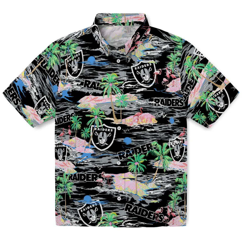 Las Vegas Raiders Flamingo Retreat 2026 Hawaiian Shirt