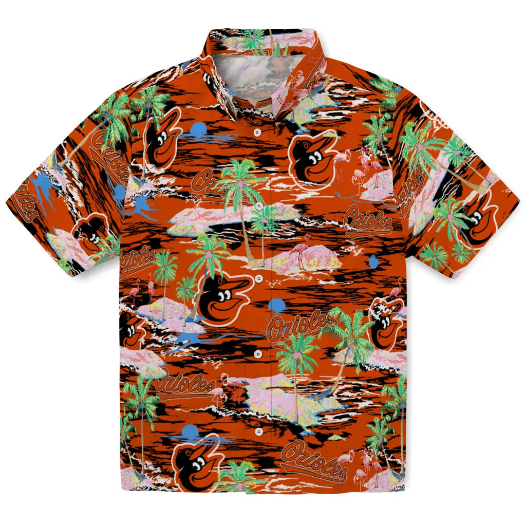 Baltimore Orioles Flamingo Retreat 2026 Hawaiian Shirt