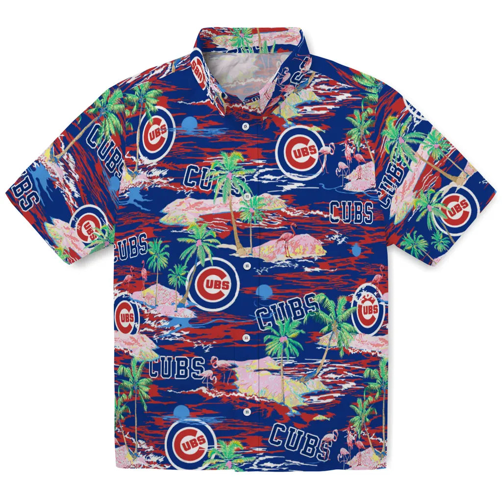 Chicago Cubs Flamingo Retreat 2026 Hawaiian Shirt