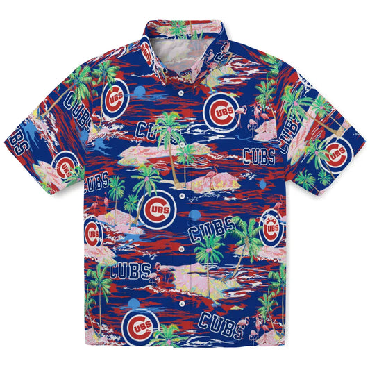 Chicago Cubs Flamingo Retreat 2026 Hawaiian Shirt