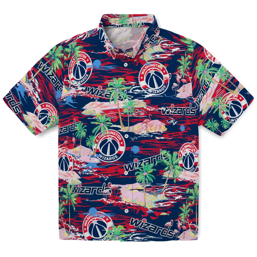 Washington Wizards Flamingo Retreat 2026 Hawaiian Shirt