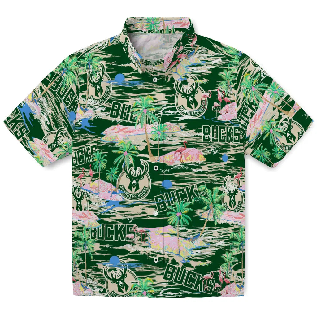 Milwaukee Bucks Flamingo Retreat 2026 Hawaiian Shirt