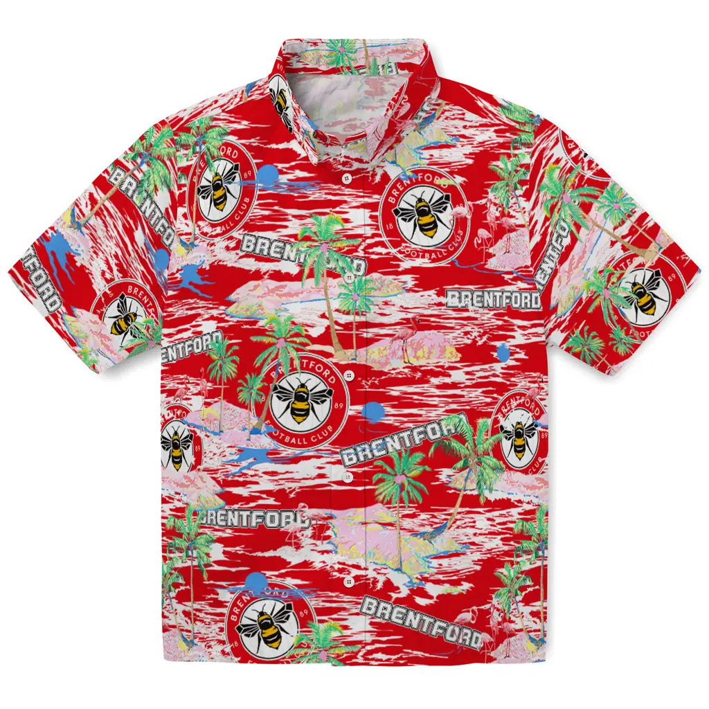 Brentford Flamingo Retreat 2026 Hawaiian Shirt