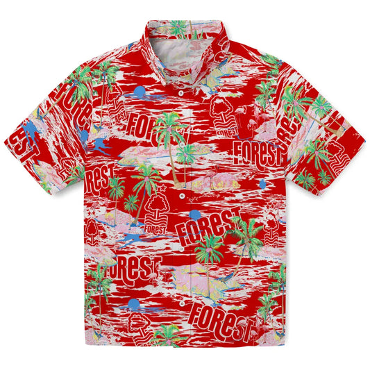 Nottingham Forest Flamingo Retreat 2026 Hawaiian Shirt